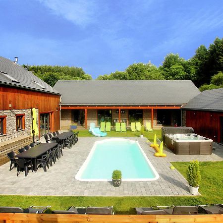 Beautiful Villa With Heated Outdoor Pool Manhay Dış mekan fotoğraf